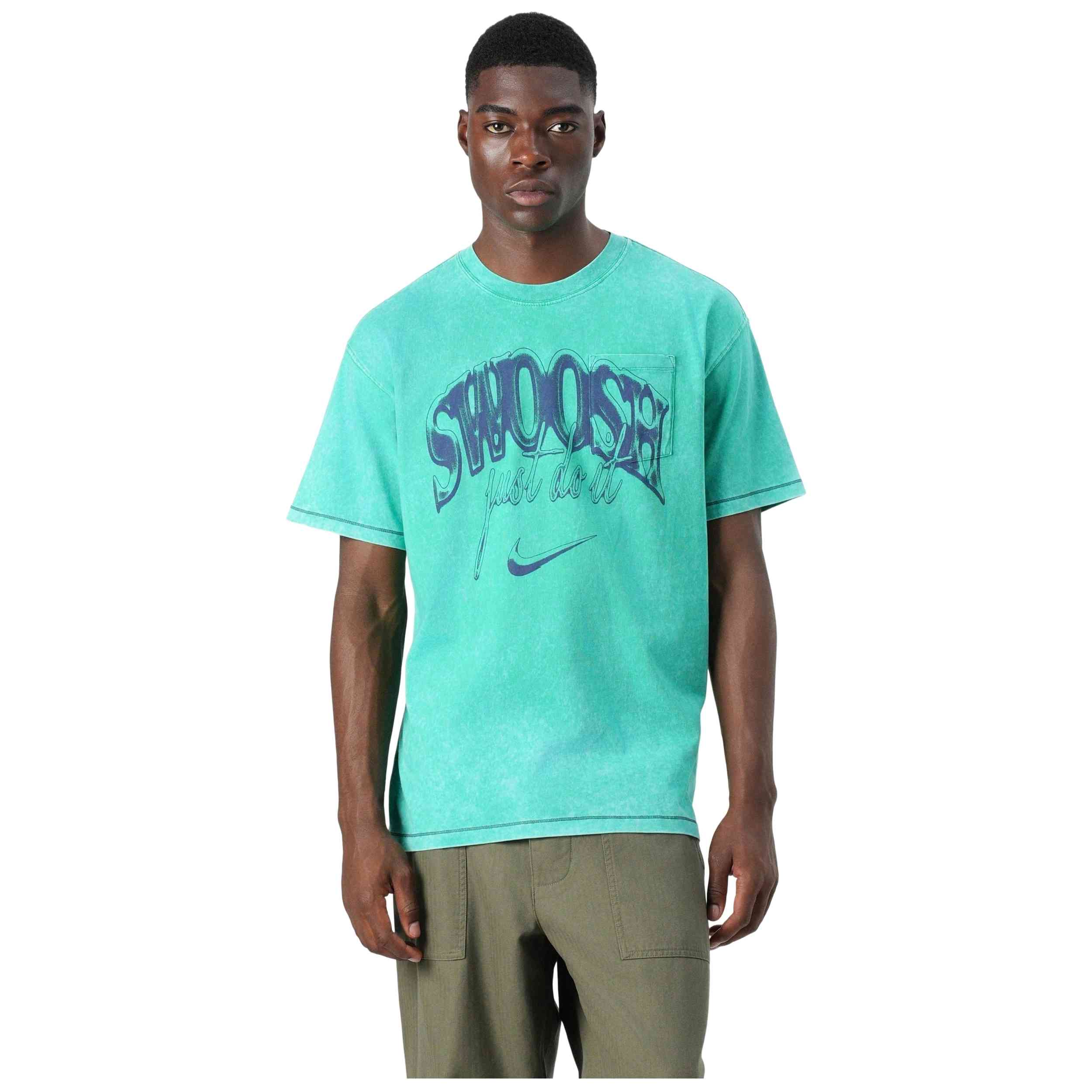 Camiseta De Manga Corta Nike para Hombre en color Verde