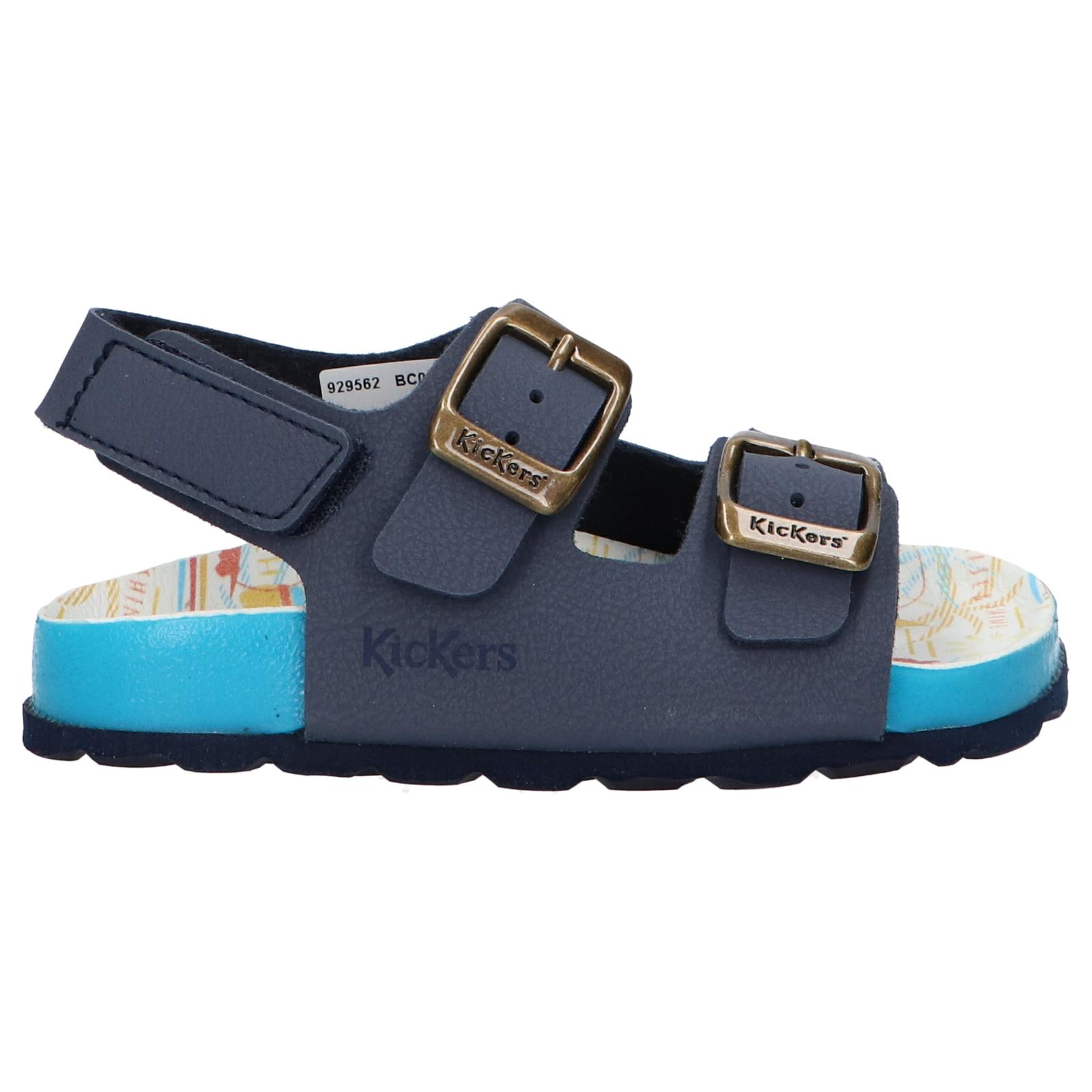 Kickers girl and boy sandals 929562 -30 sunyva 102 marine bleu sur