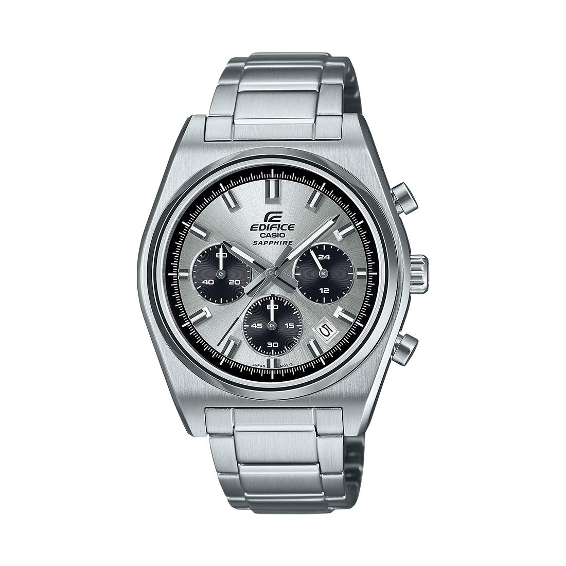 Reloj Casio Edifice para Hombre – Cronógrafo Premium con Cristal de Zafiro, Diseño Deportivo y Elegante Ref.EFB-730D-7AVUEF