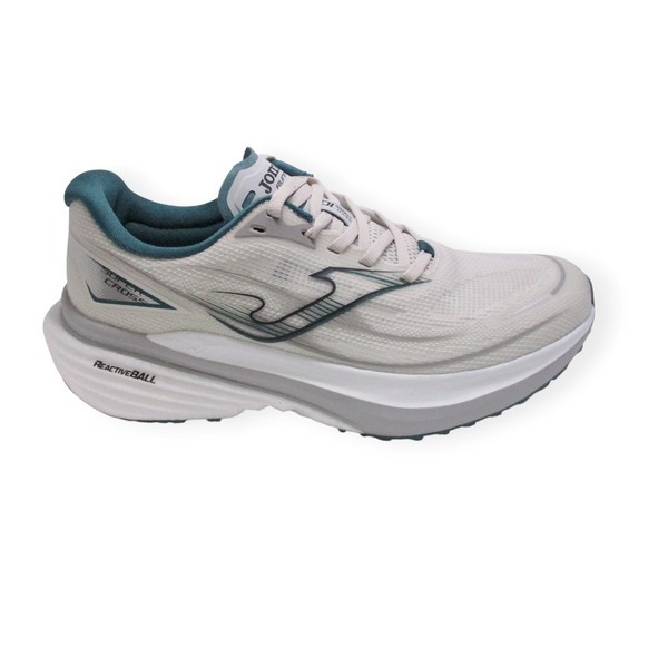 Joma Supercross Men 2602 Blanco. Zapatilla de running para hombre con amortiguación de impactos