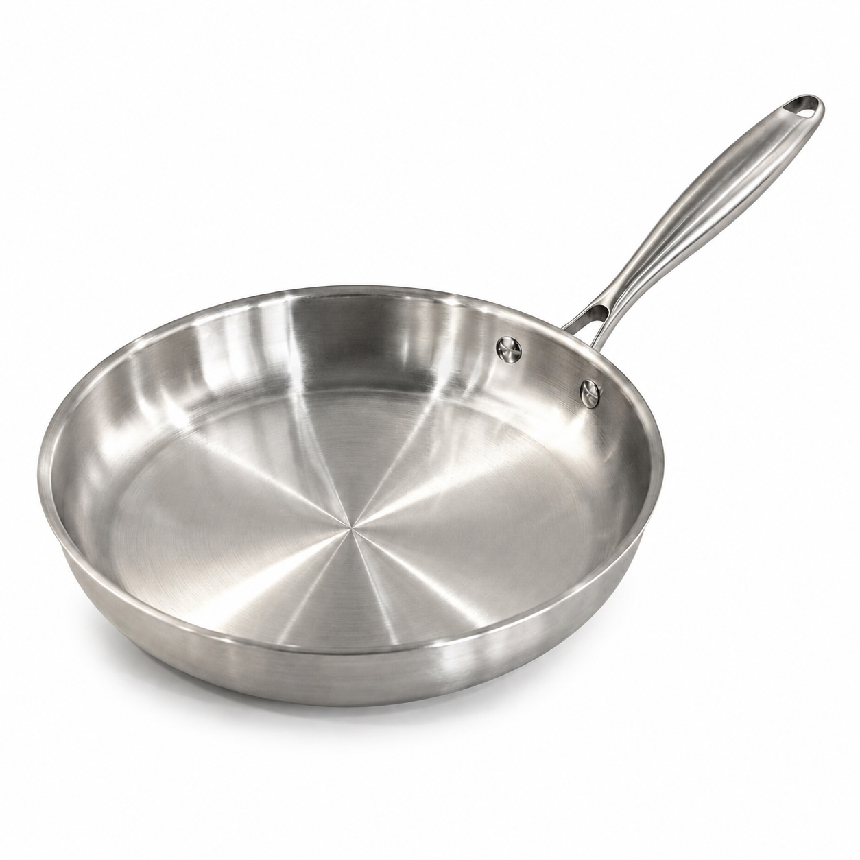 Sartén de Acero Inoxidable Tricapa 3-Ply , Apta para Inducción, Gas, Vitrocerámica y Eléctrica, 20, 24 o 28 cm , Horizon