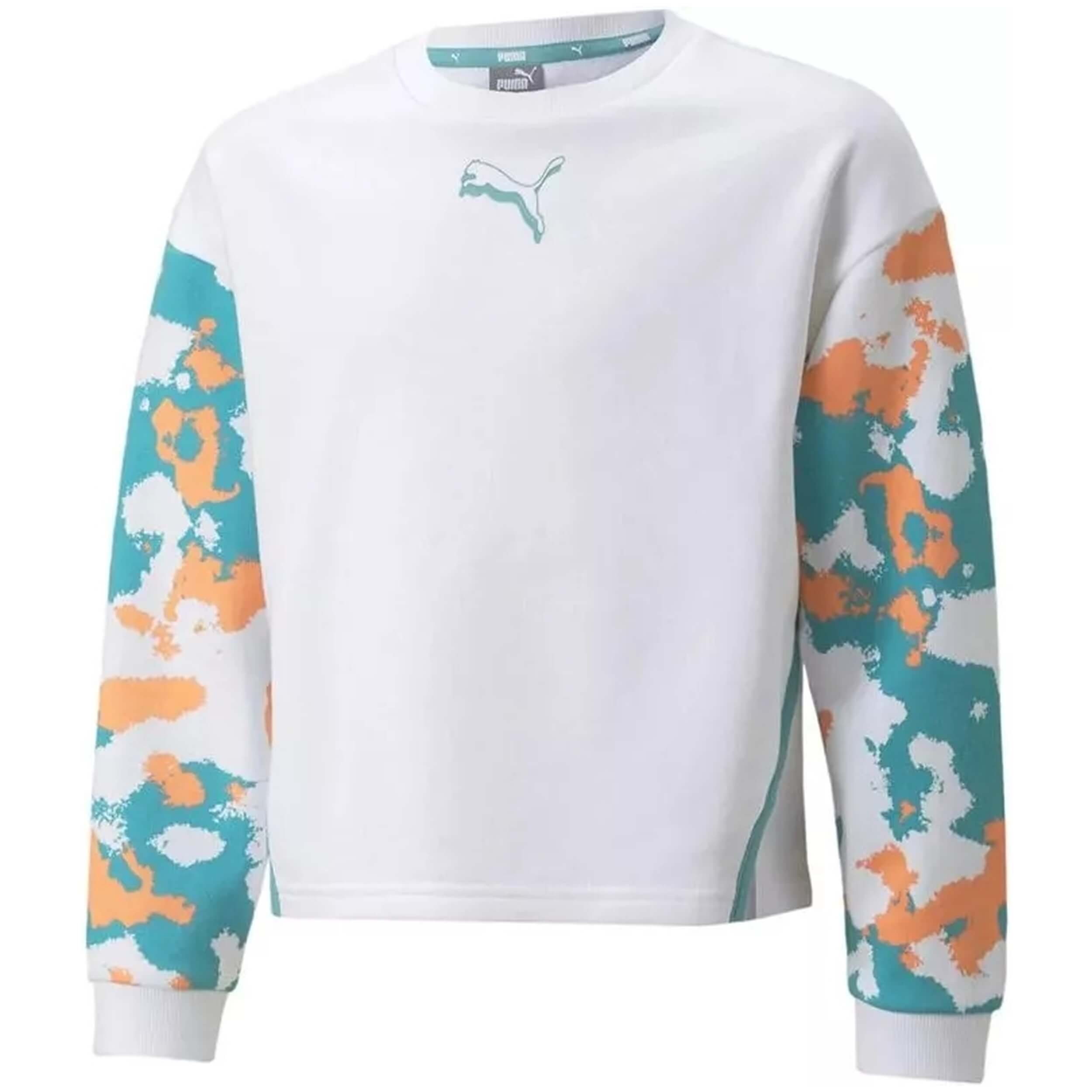 Sudaderas Sin Capucha Puma modelo 846941-02 para Niñas en color Blanco