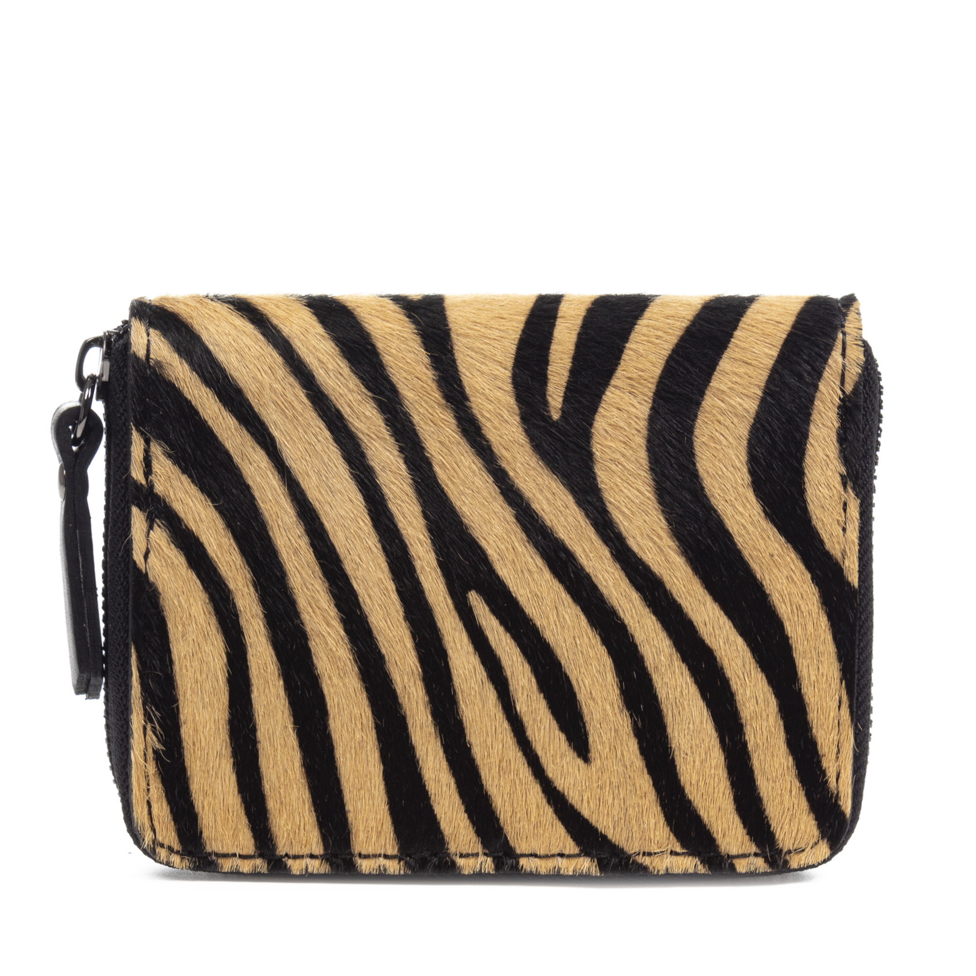 FIRENZE ARTEGIANI Onesta cartera mujer. Piel auténtica Cavallino. Fabricado en Italia 13x2x10 Cm.
