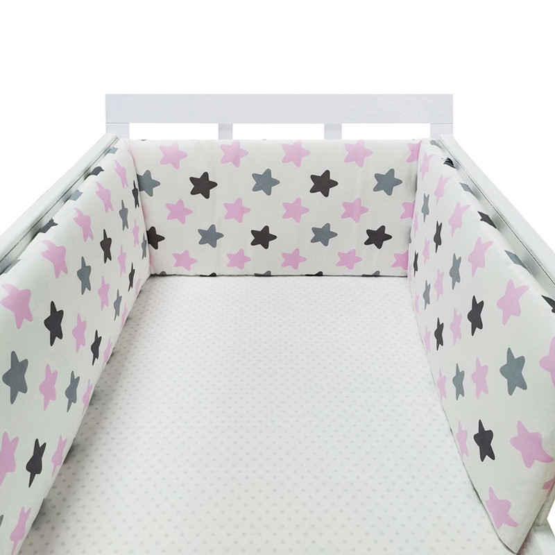 Om Home Protector de cuna Chichonera Para Bebe, Barrera de Cama de Algodón Para recien nacidos, cojeo de trenza, CUNA Para El Bebe
