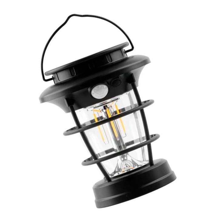 Lampara Solar camping, sensor movimiento