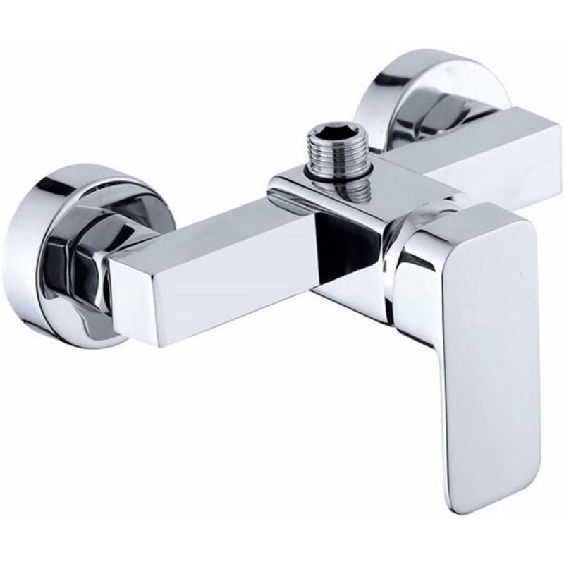 Grifo de Ducha Modern cromado de pared with mezcla de Ducha para Agua fría y Caliente