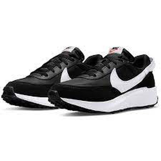 NIKE WAFFLE DEBUT NEGRO/BLANCO 001