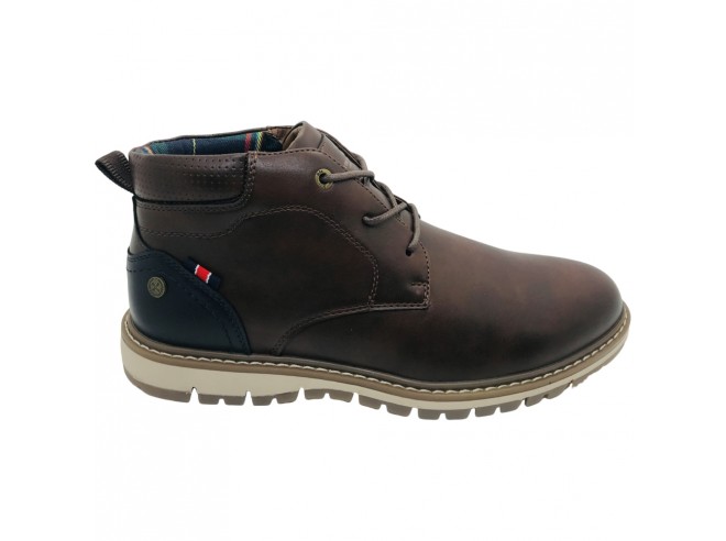 Botín Cordones Hombre Xti 144512 Marrón
