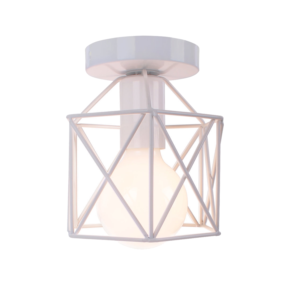 TK Luz De Techo LED Blanca Moderna Nórdica Para Decoración De Habitaciones Y Cocinas Estilo Industrial Vintage Loft Apto Para Dormitorio Sala De Estar Cocina