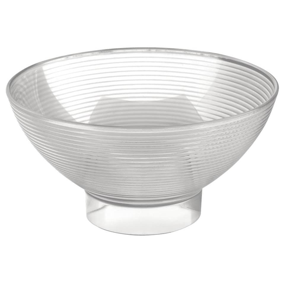 MONOUSO | Bol Degustación Reutilizable PS Medium Transp. 250ml Ø11cm (6 Uds)