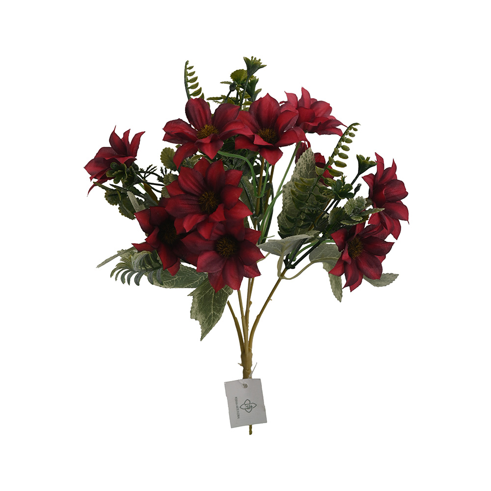 Poenia Arte Floral - Ramo de Flores Artificiales 35cm - Pack de 3