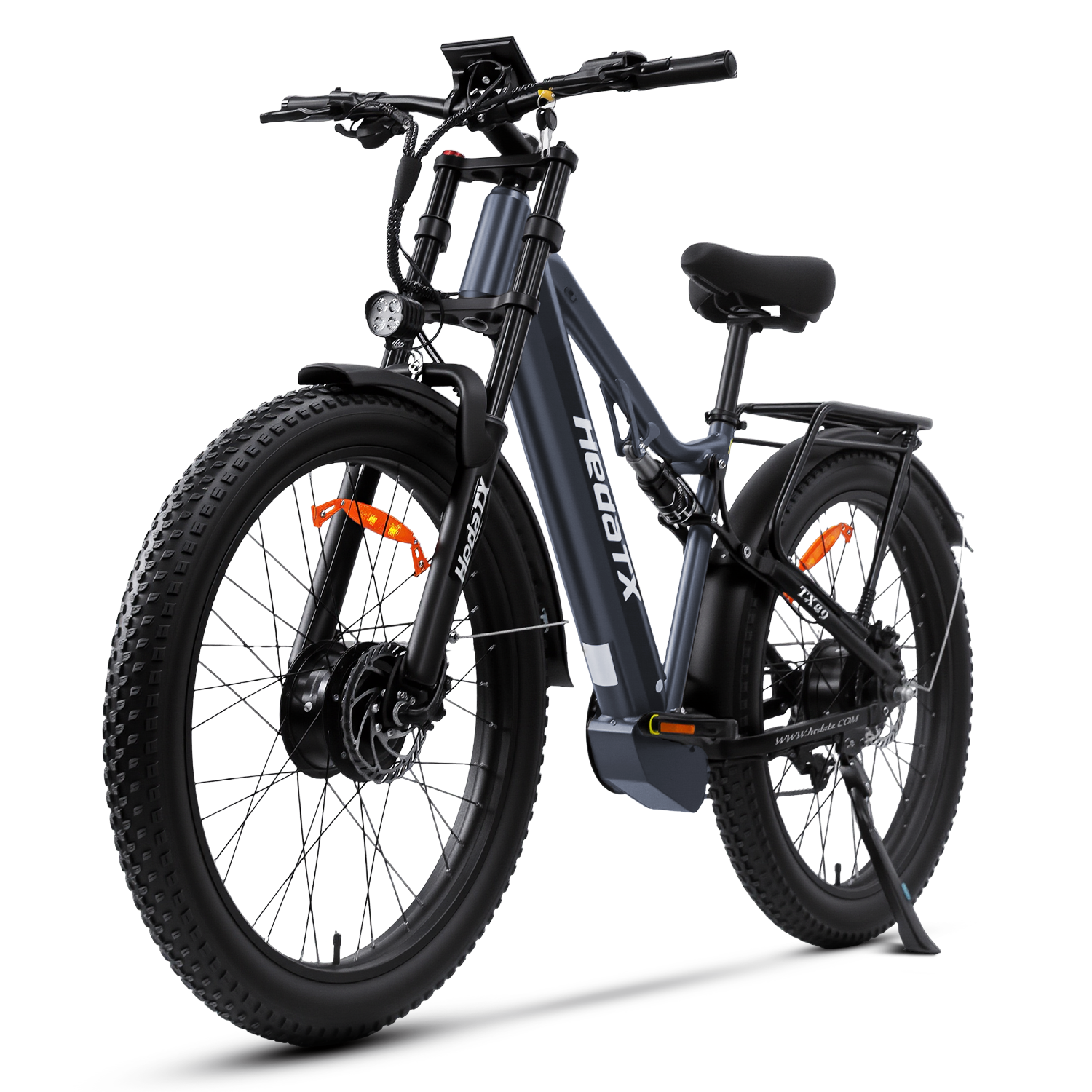 HedaTX TX29,Electric Bicycle,2000W motor,48V19.2Ah battery,Max speed 45km/h, Assisted Mode max range 80km,7-Speed,Colorful Display,27.5*3.0 inch Tires