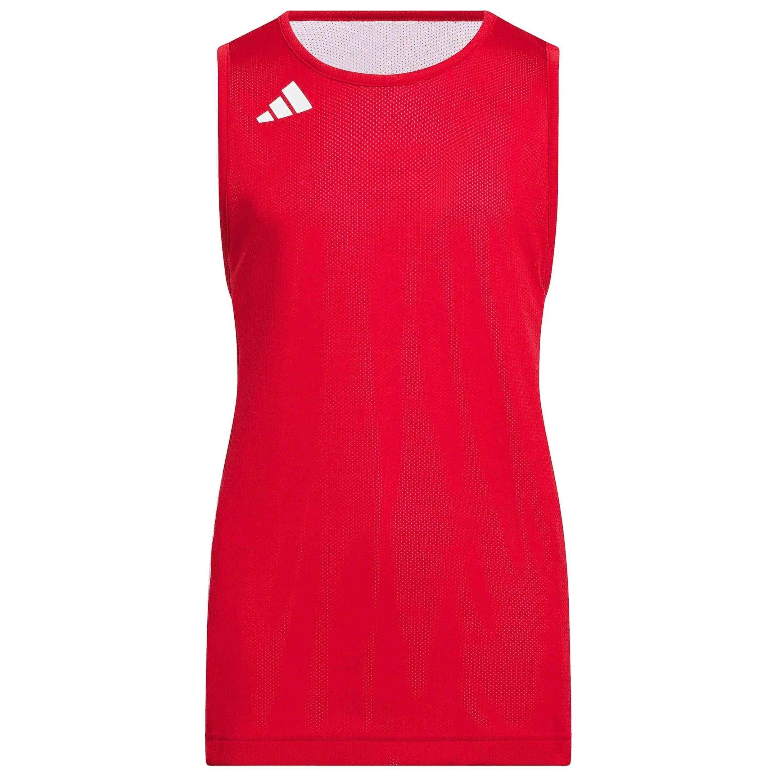 Camiseta De Baloncesto Adidas modelo JM5138 para hombre y mujer en color Rojo