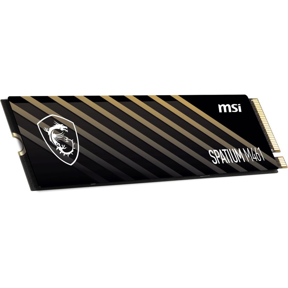 MSI - SSD SPATIUM M461 1TB NVMe M.2 Gen4x4 con velocidades hasta 5000 MB/s para PC y portátil