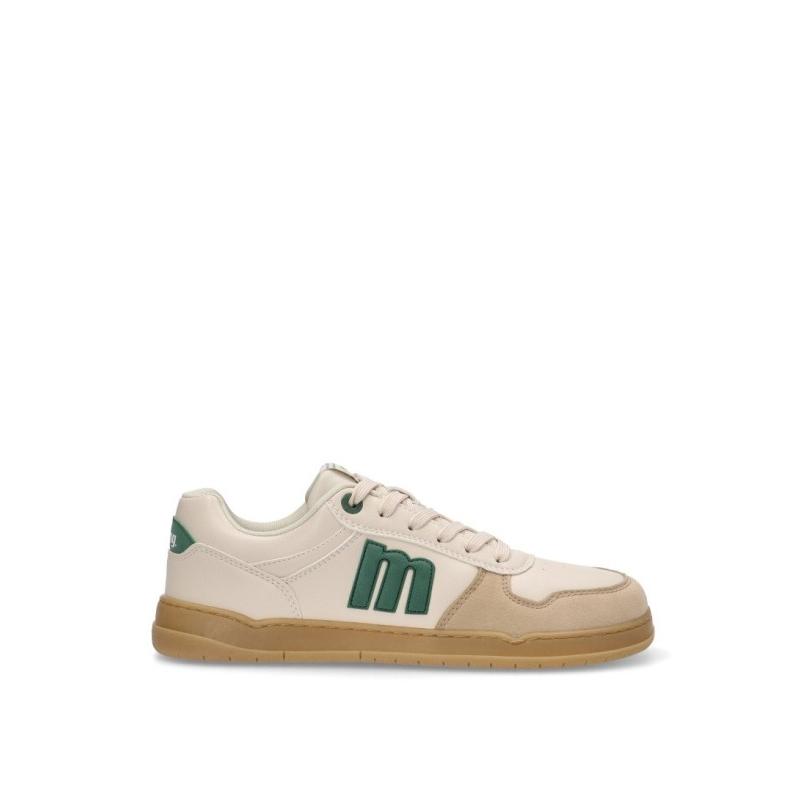 Zapatillas Casual Mustang - Hombre - Suela Plana - Modelo 84766 - Color Beige