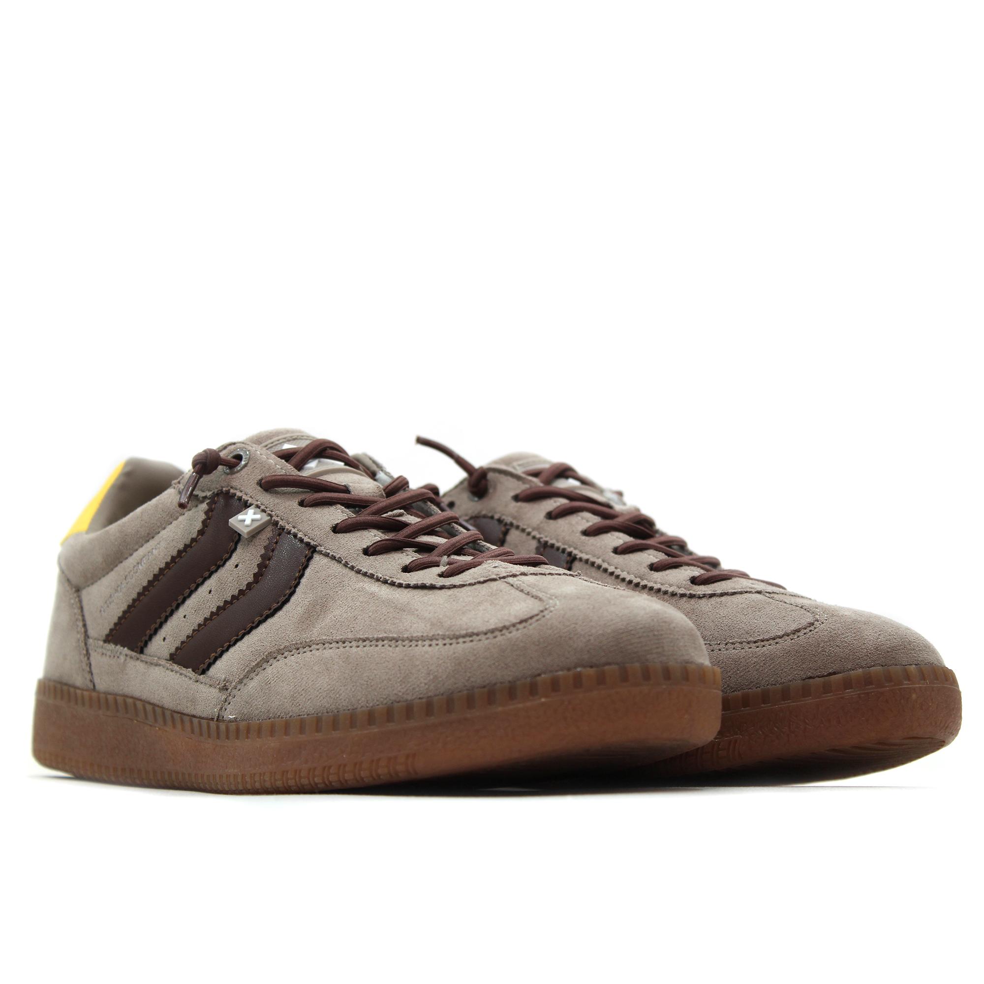Xti 144169 Sneakers,zapatilla deportiva,casual,cordones elásticos,sencilla,clásica,suela de goma,ante para caballero