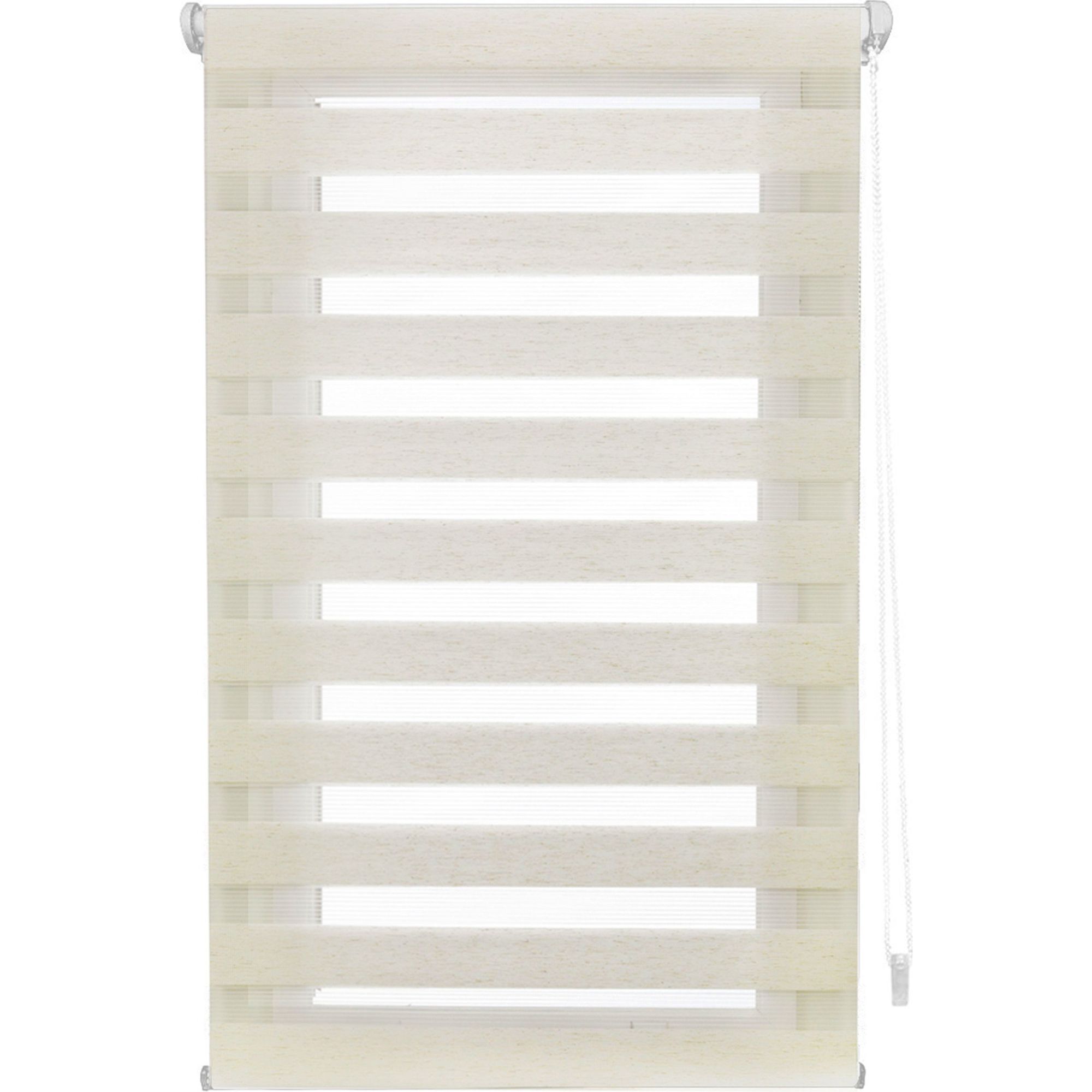DECORBLIND Estor Noche y Día SIN HERRAMIENTAS - Estor Enrollable Easy Fix SIN TALADRAR - Estor Anti-Deshilachado Fácil Limpieza - Estor Ventanas Noche y Día Enrollable - Estor Enrollable Tejido Doble Capa Mecanismo y Accesorios con Seguridad Infantil
