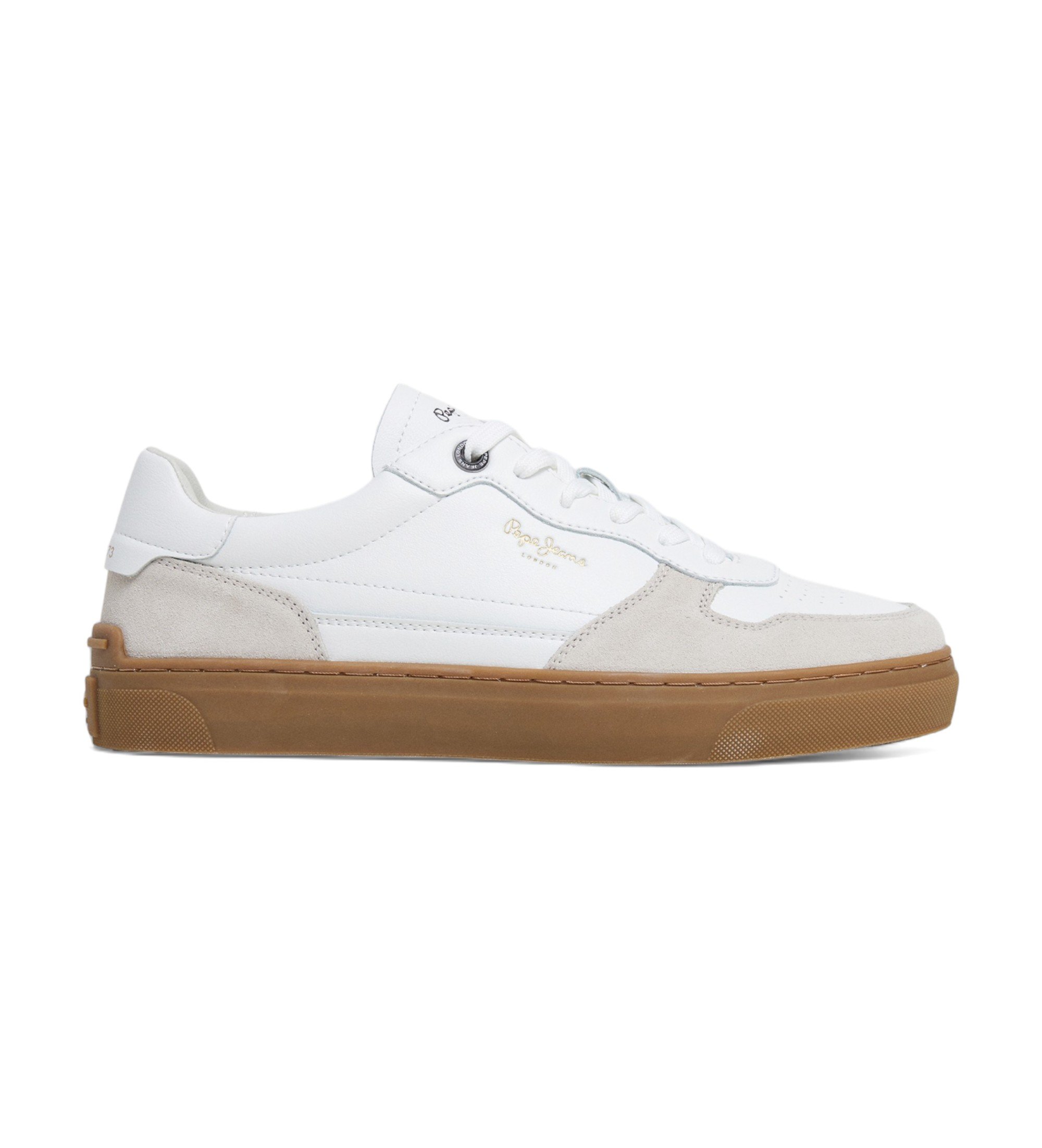 Pepe Jeans | Zapatillas de Piel Camden One blanco