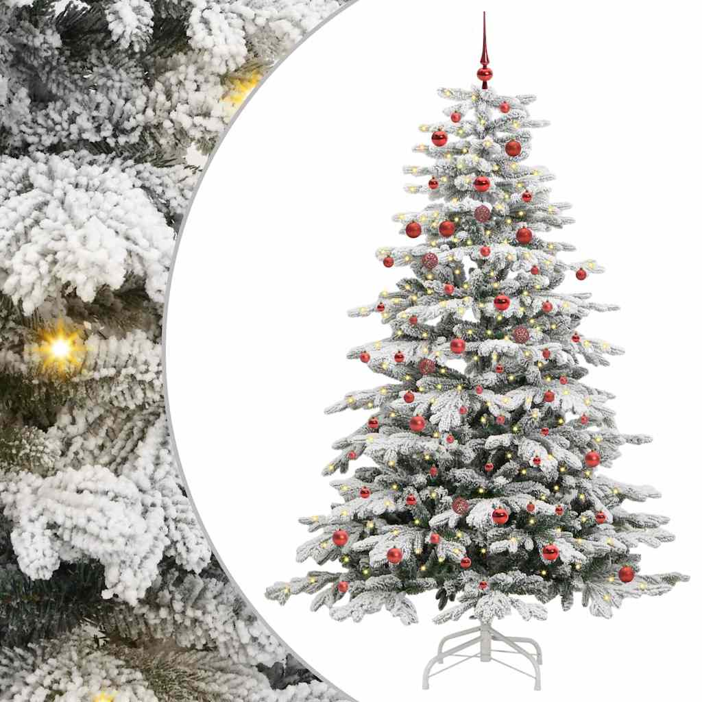 vidaXL Árbol de Navidad artificial con ramas articuladas 210 cm