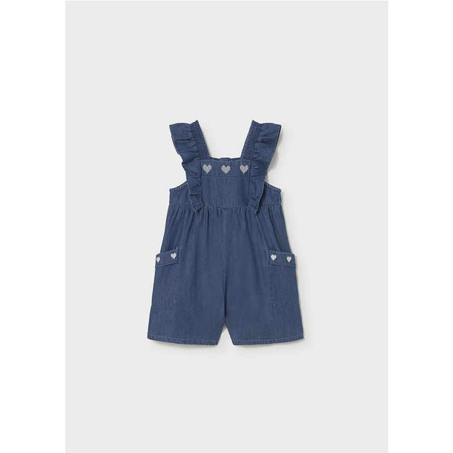Mayoral - Mono corto para niña de la colección primavera-verano, diseño cómodo y elegante para uso diario en el día a día