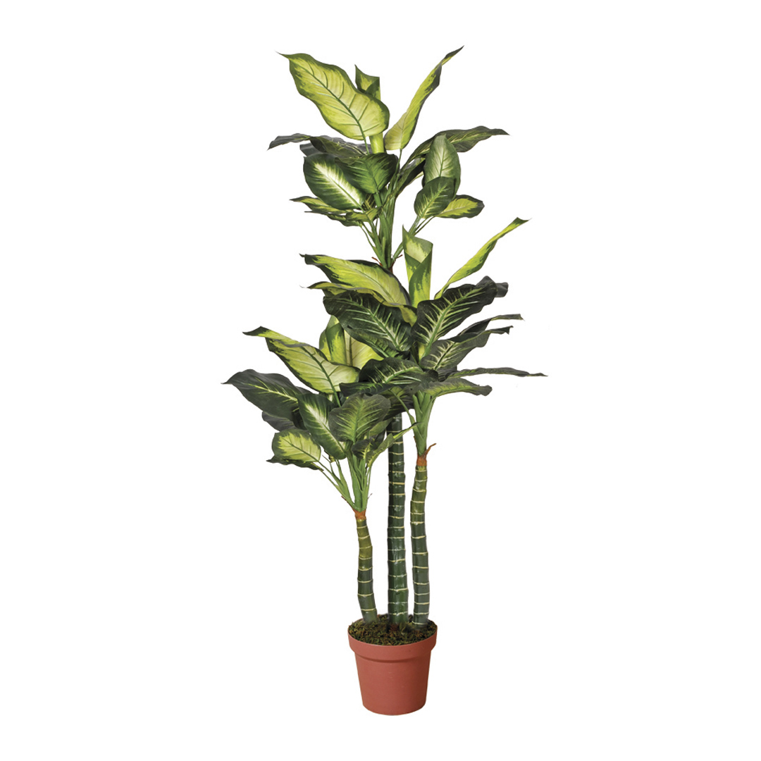 Catral | Planta Artificial Pata De Elefante 150 Cm | Plantas Artificiales Realistas | Decoración Para Hogar Y Oficina | Planta Artificial Grande | Perfecta Para Ambientes Modernos