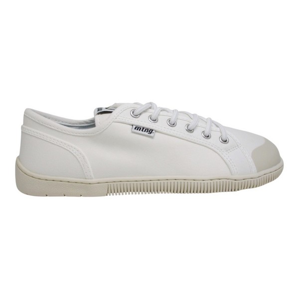 Mustang 60944 Blanco. Zapatilla barfefoot de lona con plantilla de transición incluida