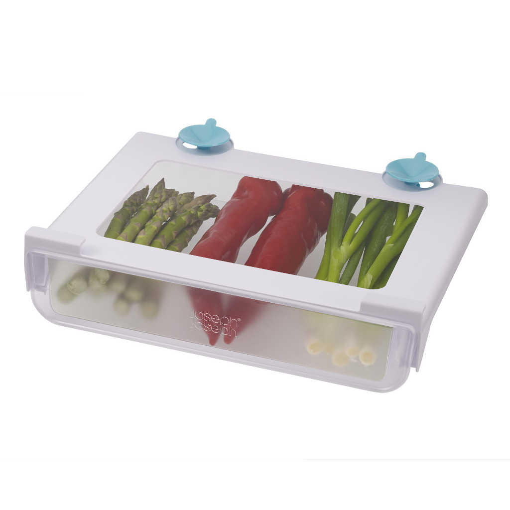 Cajón Extraíble para Nevera FridgeStore de Joseph Joseph – Organiza y Aprovecha el Espacio Bajo los Estantes