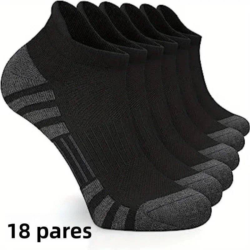 TK Calcetines De Deporte De Tobillo Para Hombre Y Mujer 6/12/18 Pares Algodón Amortiguado Transpirable Calcetines De Running
