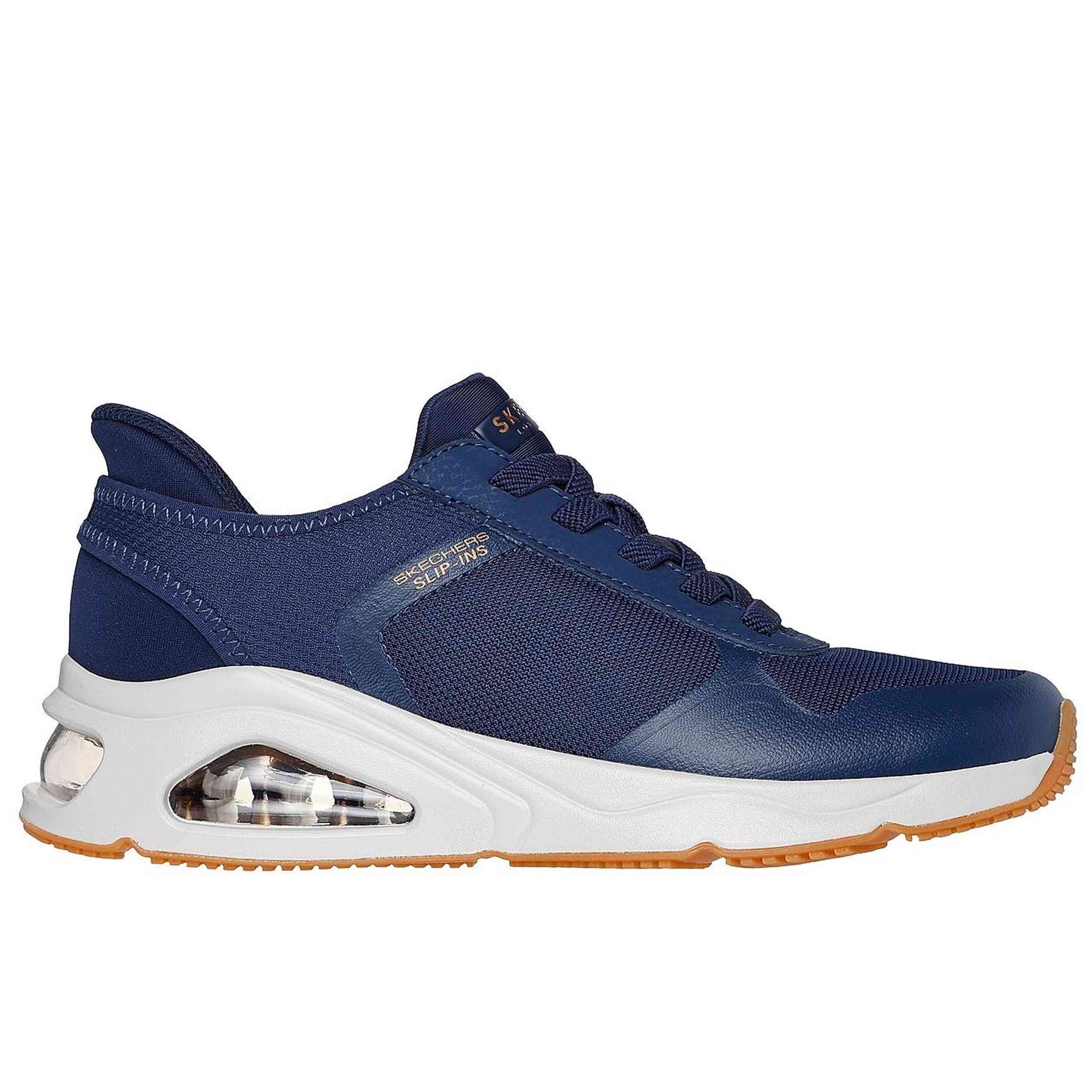 Zapatillas Skechers Tres-Air Uno para mujer en color azul