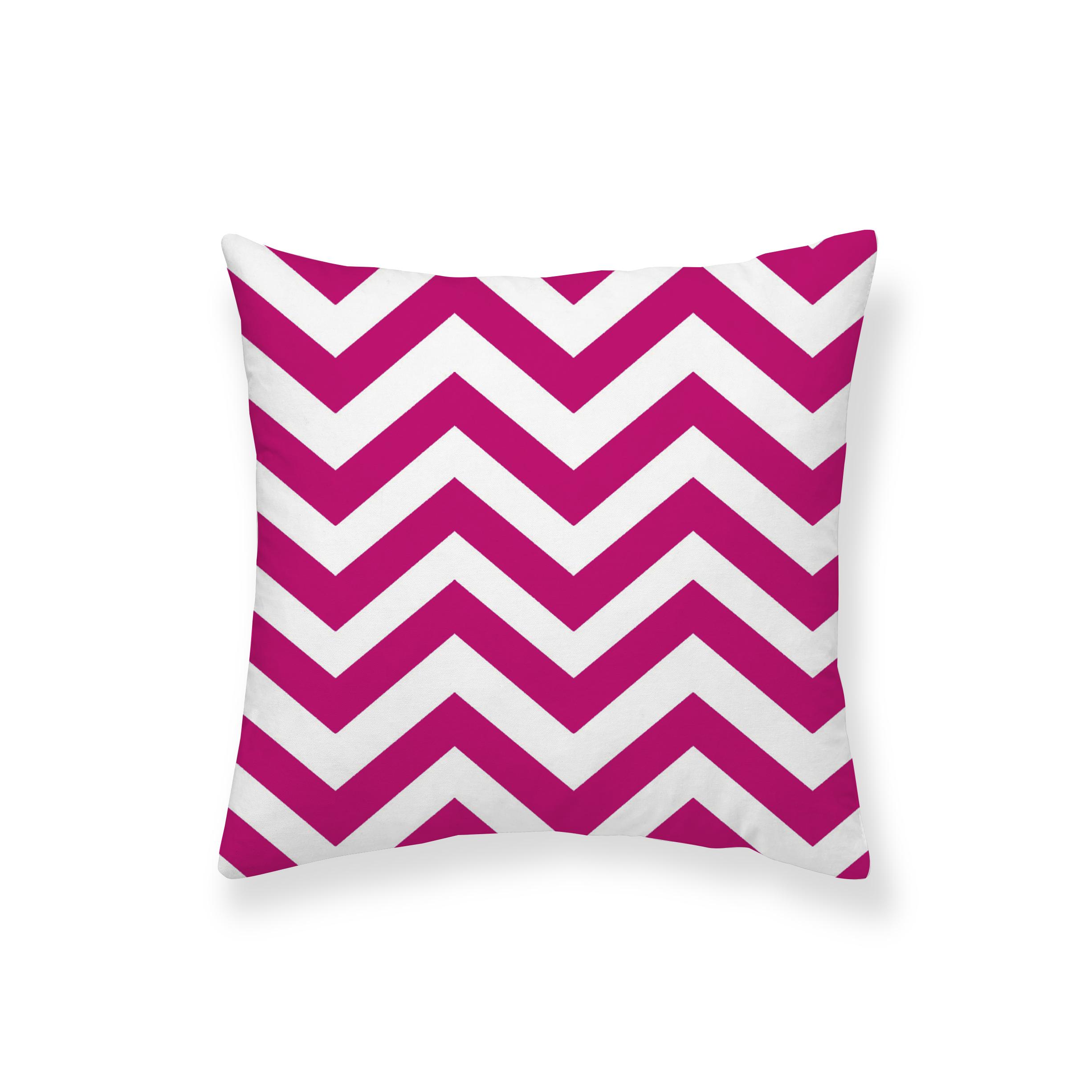 NORDIC HOME Pack 2 Fundas de Cojín Decorativas Mountain Malva
