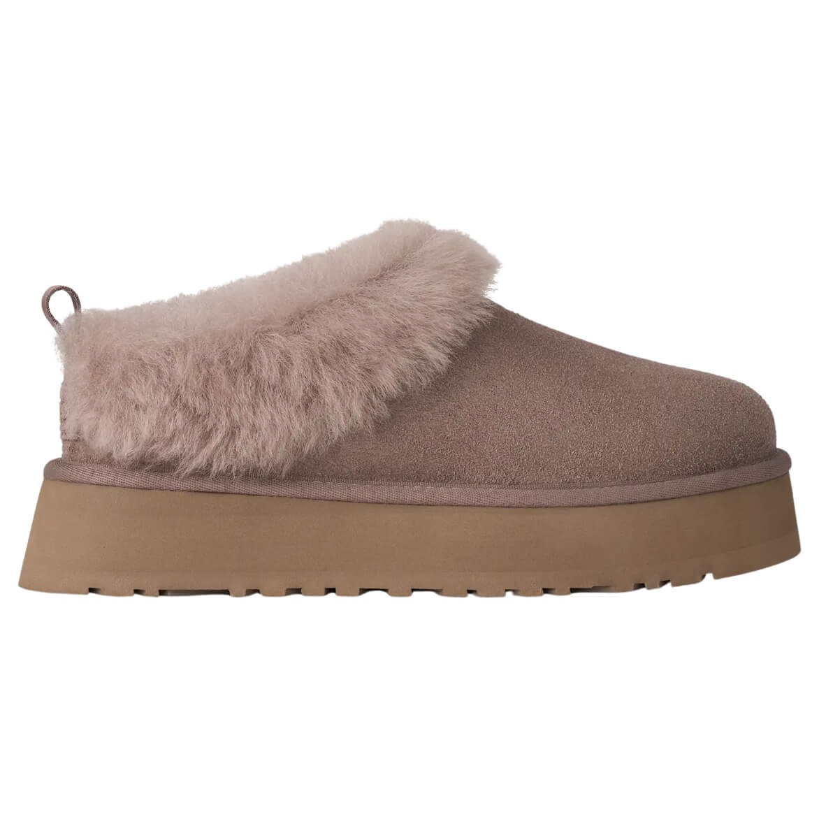 Zuecos Con Plataforma Tazzelle Caribou Con Borreguito De Ugg