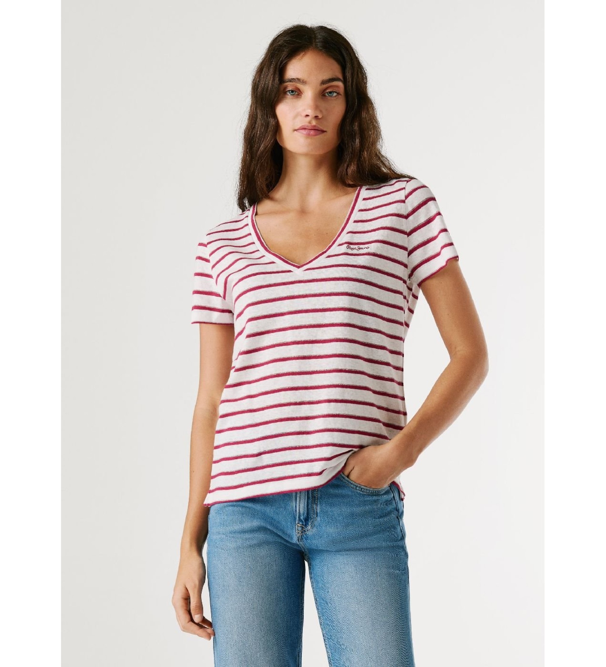 Pepe Jeans Camisetas de chica PL5000121 AZUL