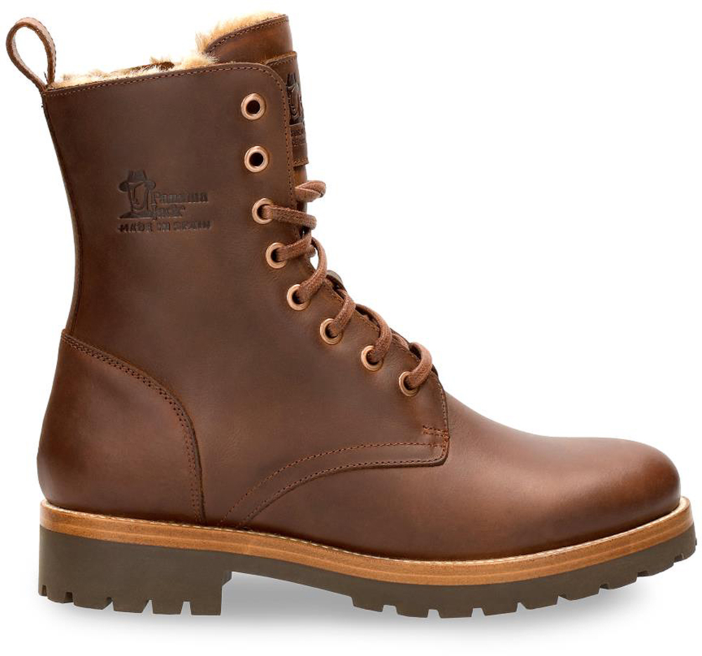 Botas Panama Jack Frisia de Cuero Auténtico Impermeables para Mujer