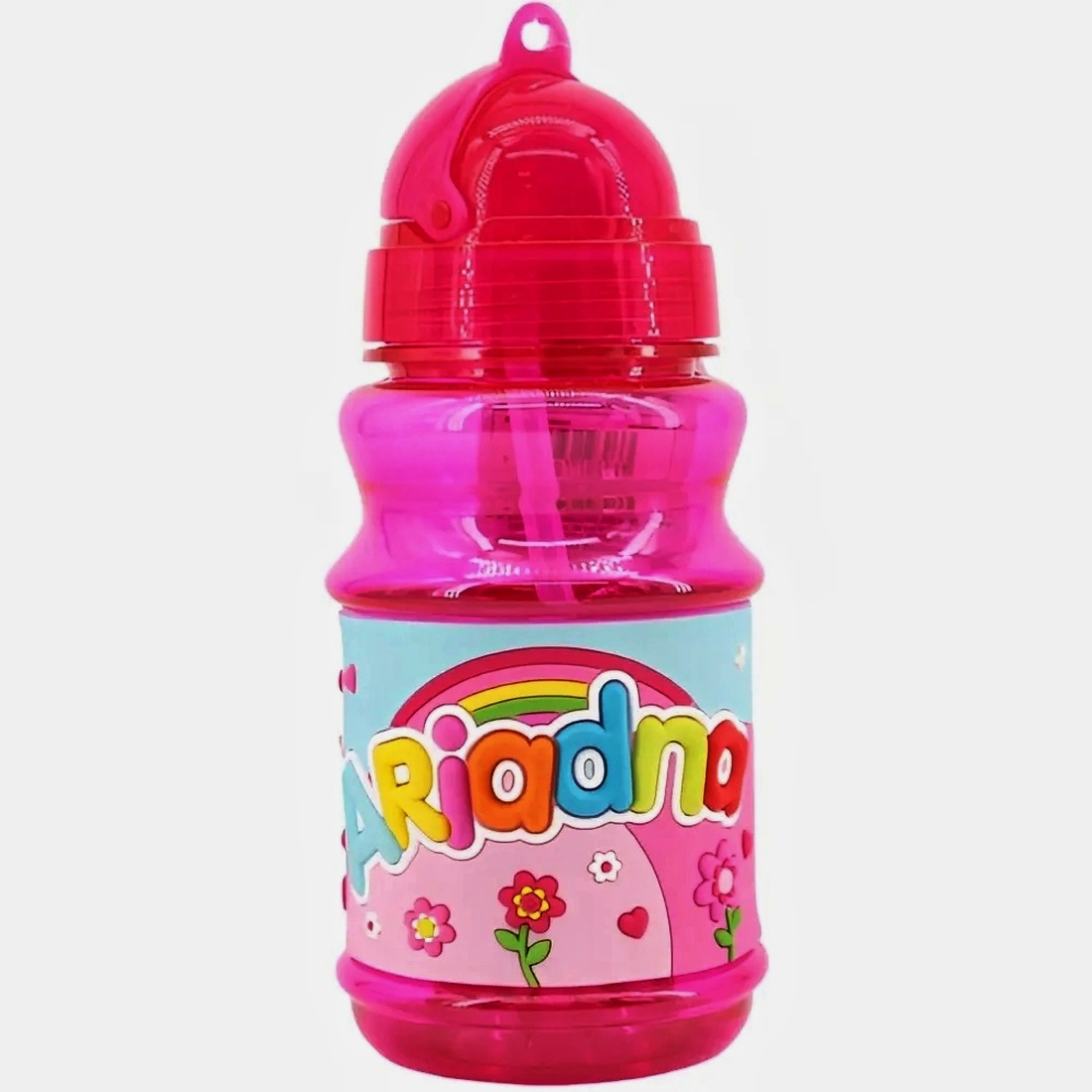 Panda Home Botella de Agua Con Nombre para Niños, 350 ml, Antifugas y sin BPA – Ideal para Colegio, Deporte o Viajes – Regalo Perfecto para Cumpleaños, Reyes (5-10 Años)