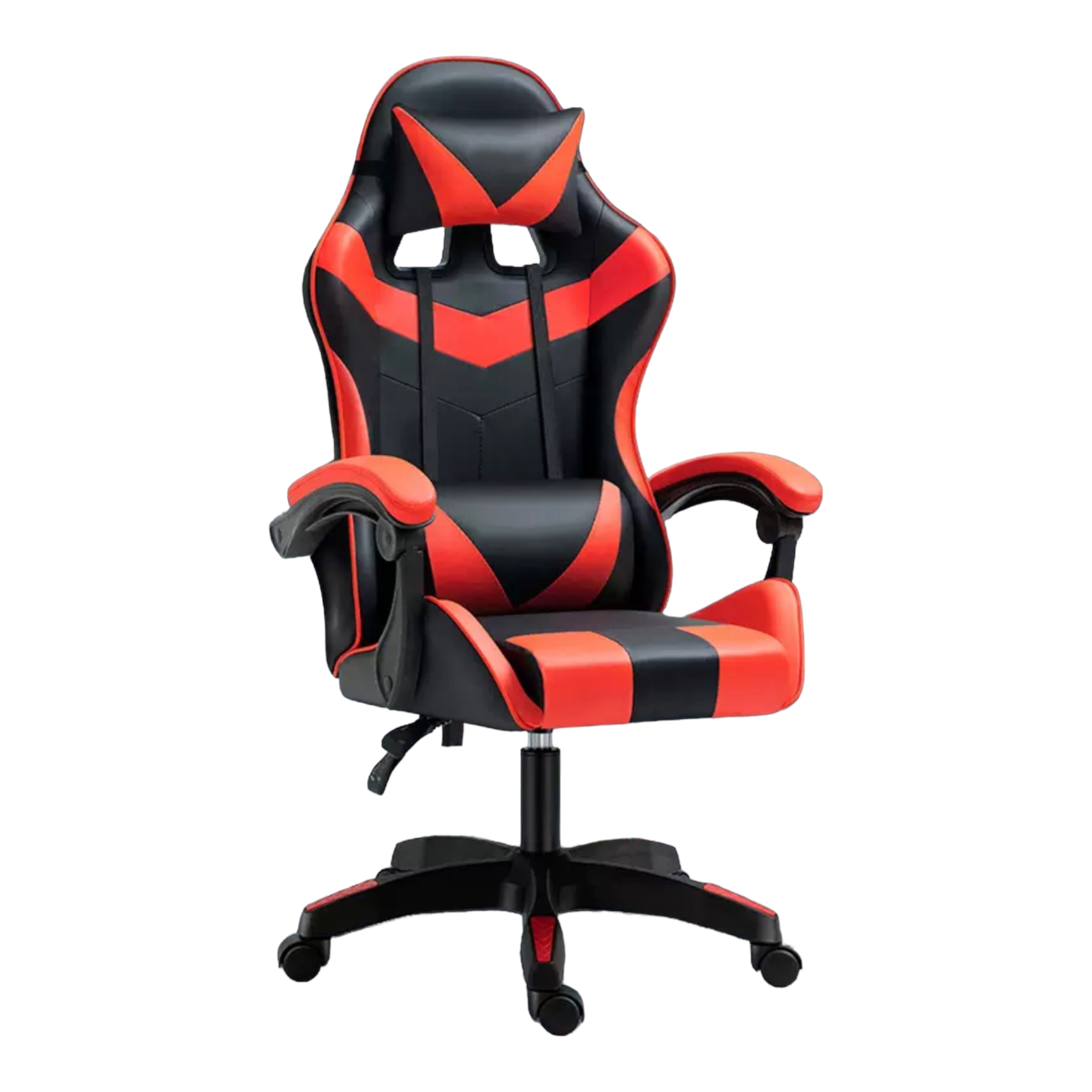 Silla Gaming para Escritorio, Oficina y Juegos Online Giratoria. Silla Cómoda de Altura Ajustable para Gaming ergonómica, de piel sintética.Silla racing de gaming videojuegos y de oficina. Es ergonómica y con diseño moderno. (S001 7490 8490 )