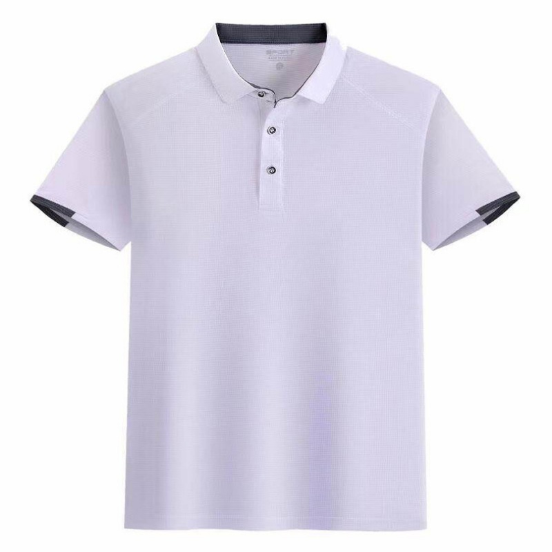 TK Camisa Polo Hombre De Verano 2024 Alta Calidad Secado Rápido Moda Trendy Corta Transpirable Poliéster Estilo Casual