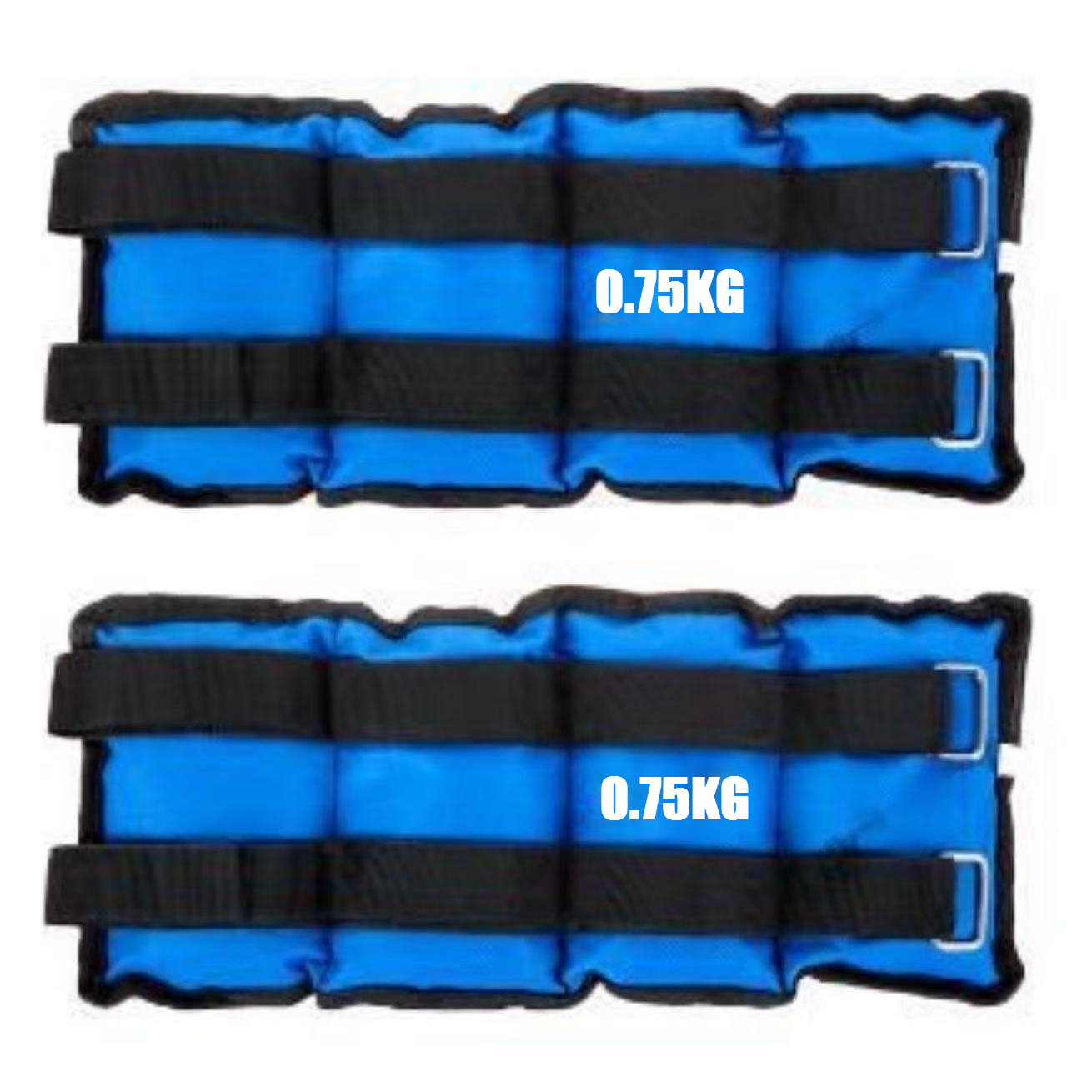 Maxia Market - Pesas Para Tobillos y Muñecas de 1 a 5 Kilos, Lastres Doble Correa Ajustables, para Fitness Ejercicio Gimnasio Entrenamiento, Pesas Tobilleras Multifuncional