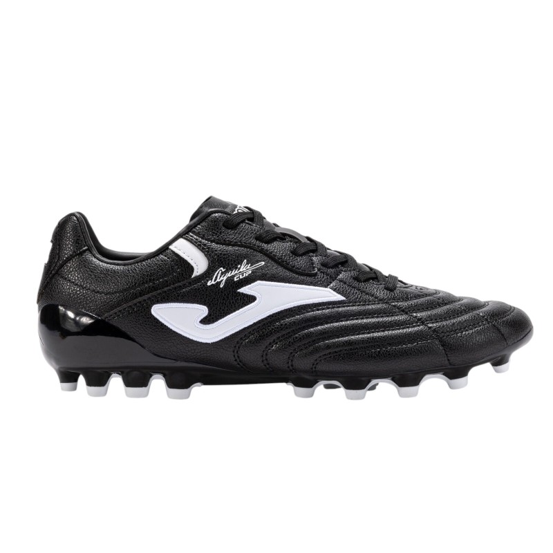 Botas Fútbol Negras Joma Aguila Cup 24 Césped Artificial AG Black and White