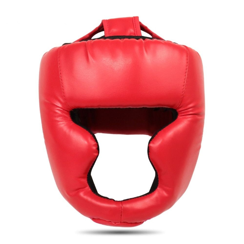 TK Casco de boxeo cubierto, equipo de entrenamiento de boxeo para adultos y niños, casco de entrenamiento de boxeo ligero y resistente al desgaste.