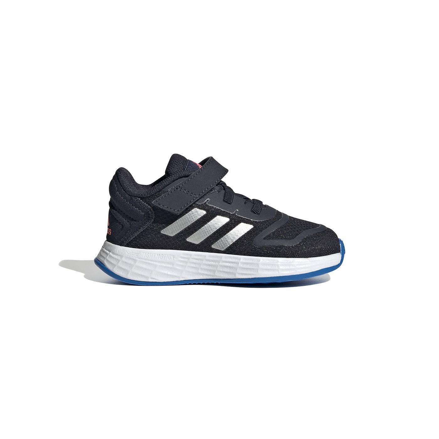 Adidas Duramo Azul - Zapatilla Niño con Cordones Elásticos y Tira de Velcro