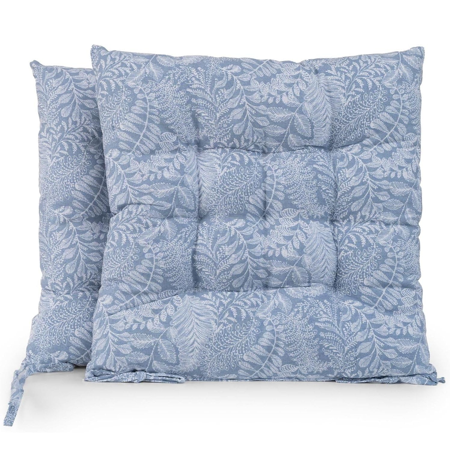 C.A | Cojines para Silla 🪑 | 40×40×5 cm | Confort Premium Extra Suave | Tejido Trenzado Resistente | Acolchado Grueso | Interior y Exterior