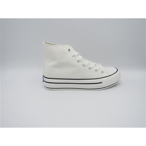 Mustang -  Zapatilla deportiva, BIGGER-X, Lona,  Blanca, Abotinada, Mujer