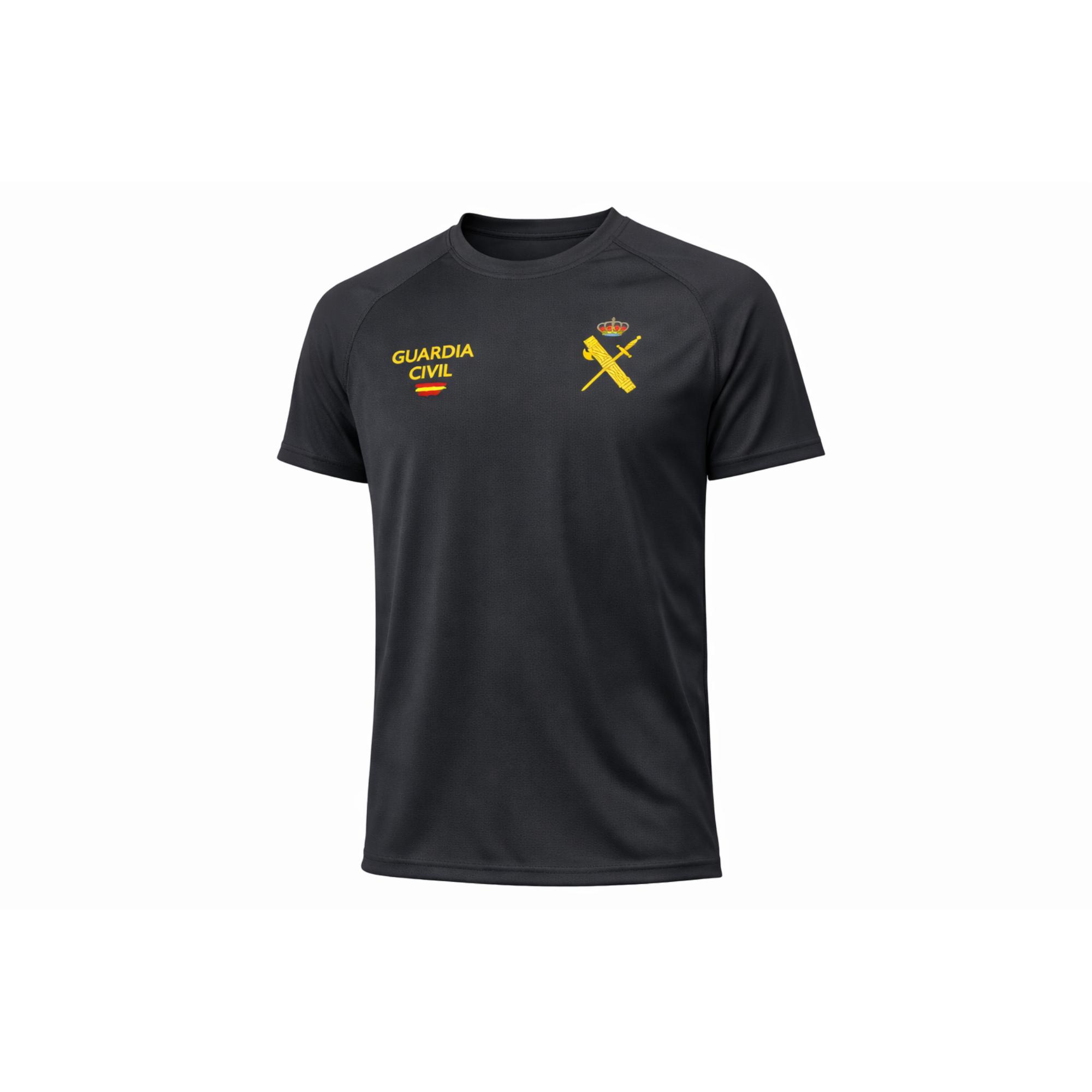 DrMugCollection Camiseta Técnica Guardia Civil Hombre Deportiva Transpirable Running Gimnasio Opositores