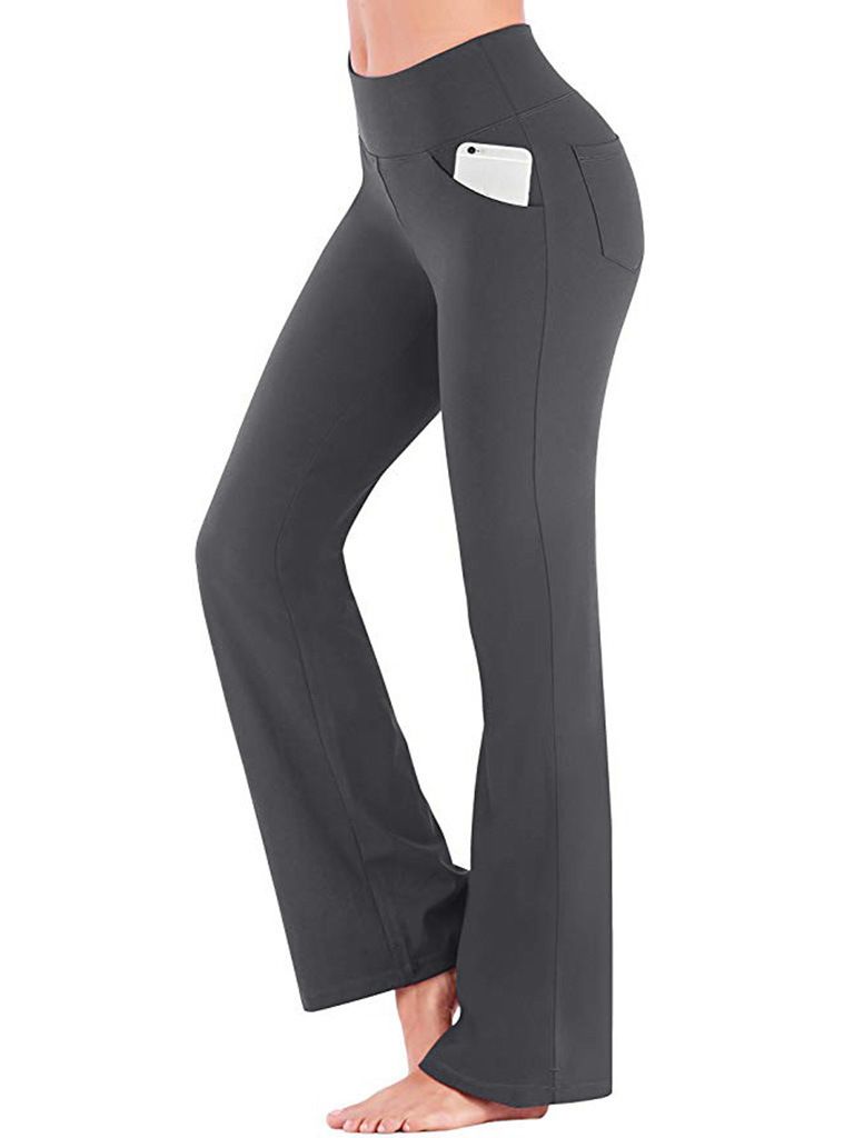 OmHom Ogilvy Mather-Pantalones largos de pierna Acampanados para mujer, pantalones largos de cintura alta, estilo Palazzo, elegante, OL