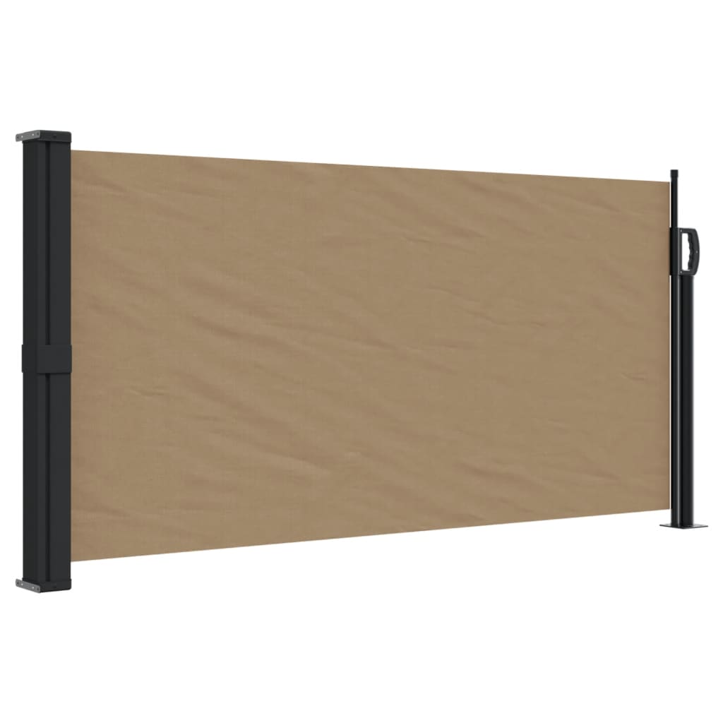 vidaXL Toldo lateral retráctil 100x300 cm Color Negro, Crema, Azul