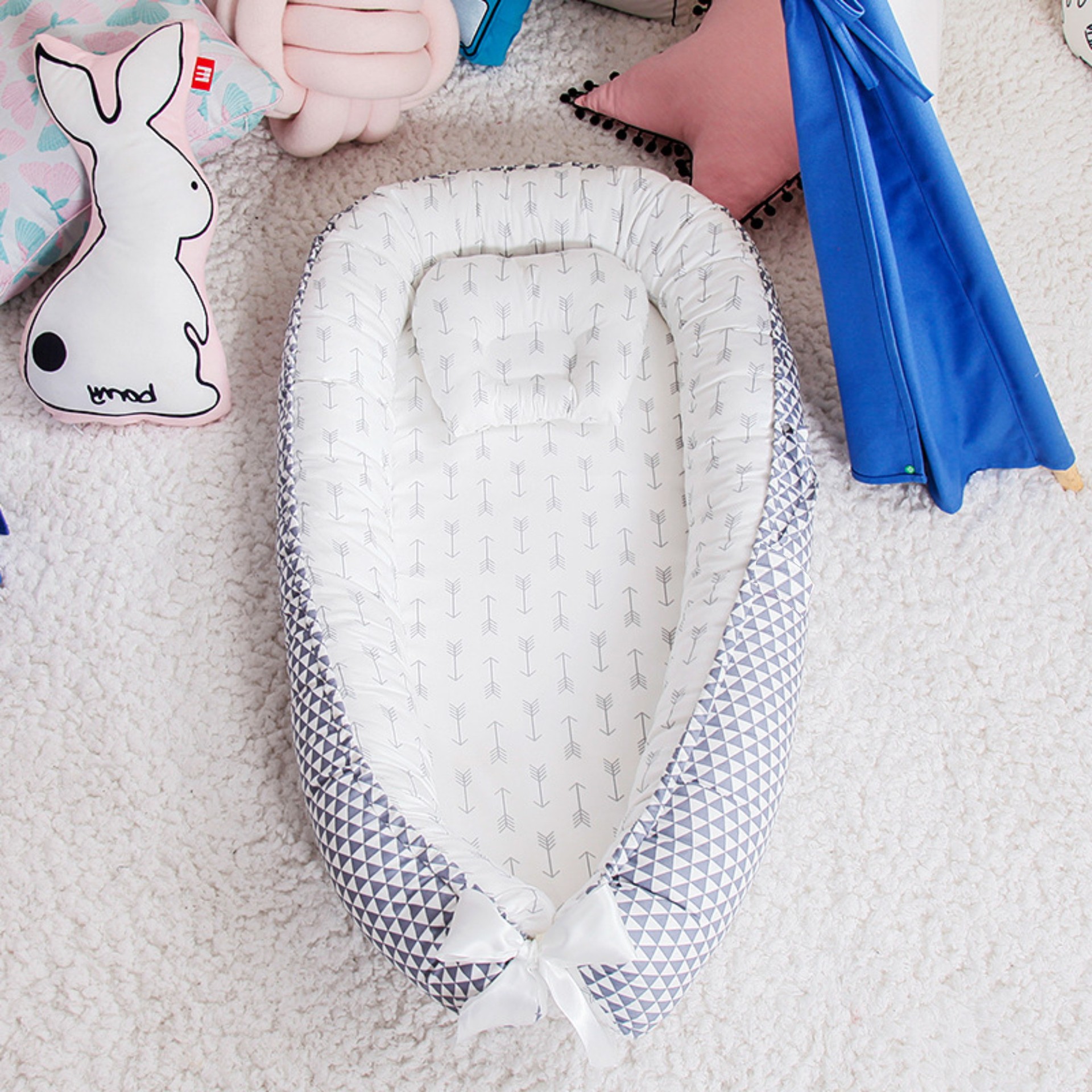 CA Cuna extraíble, cuna biónica para recién nacidos, lavable a máquina, cuna biónica para útero, suministros para madres e hijos.