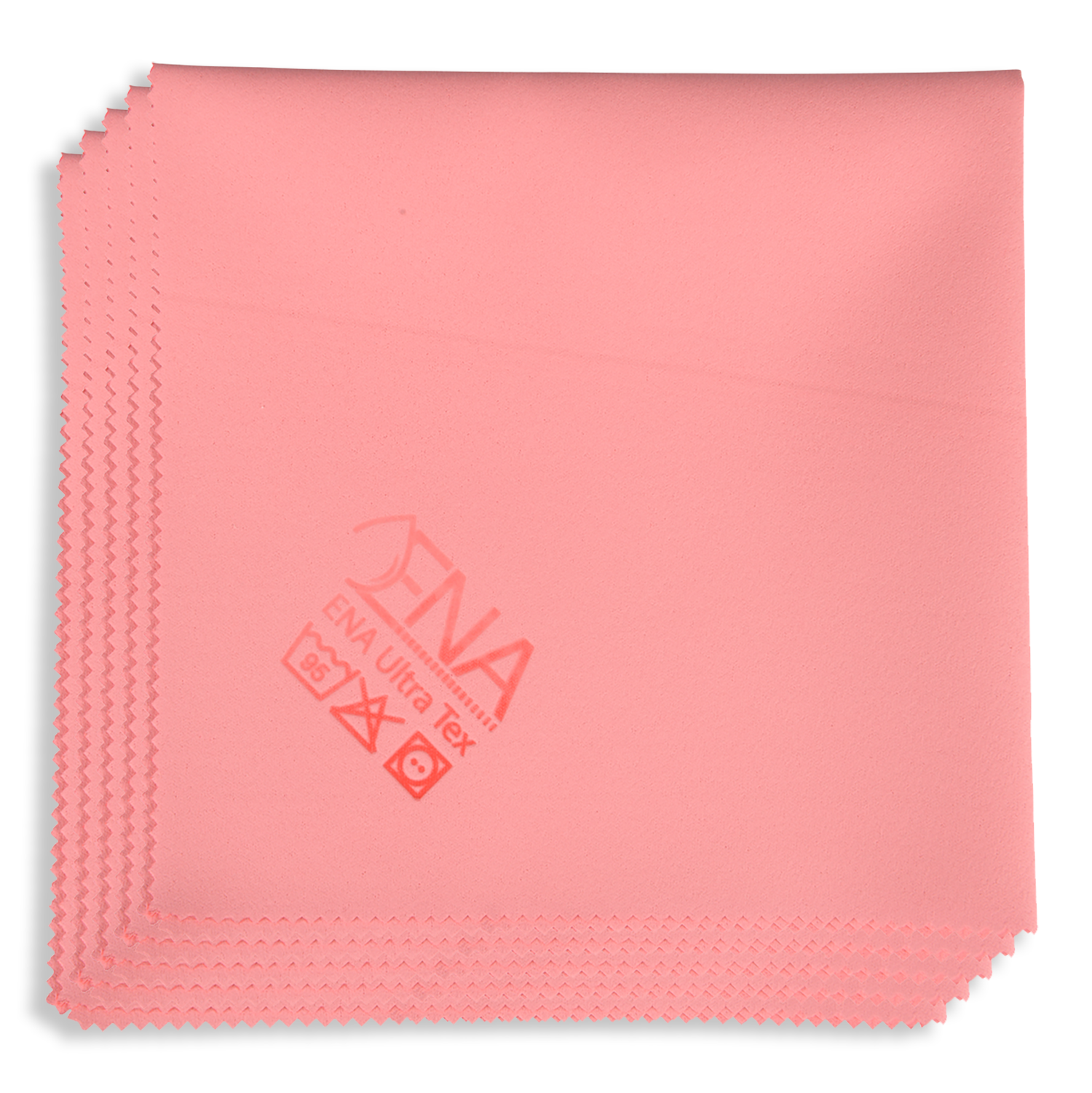 ENA Bayeta Microfibra PU Ultra Tex 37X37 Cms (5 Unidades) - Colores Varios - Cristales Sin Rastros y Sin Pelusas