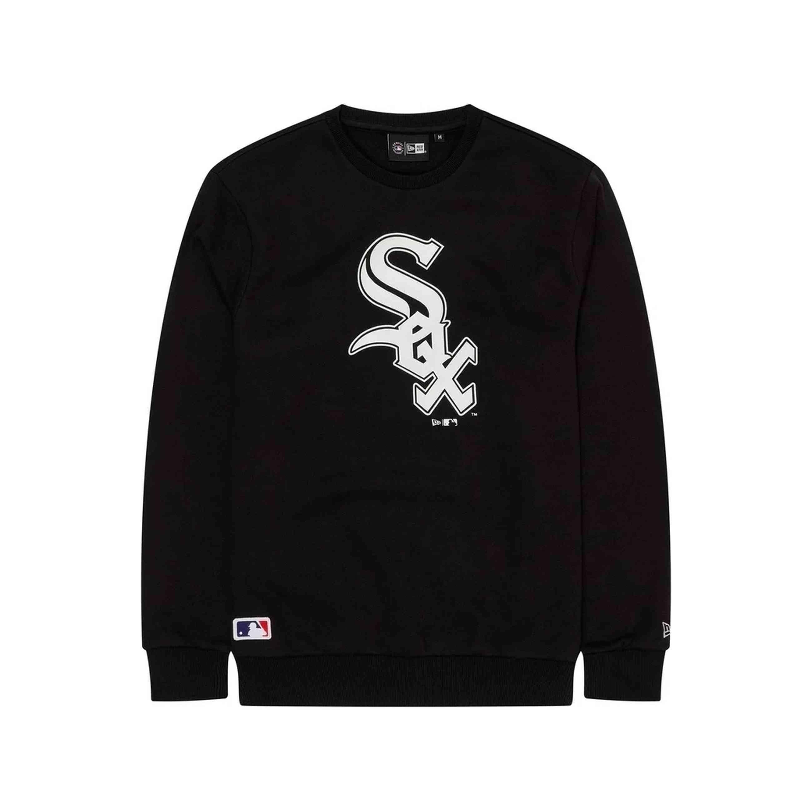 SUDADERA NEW ERA NEGRA SOX MLB REGULAR CREW NECK CHIWHI