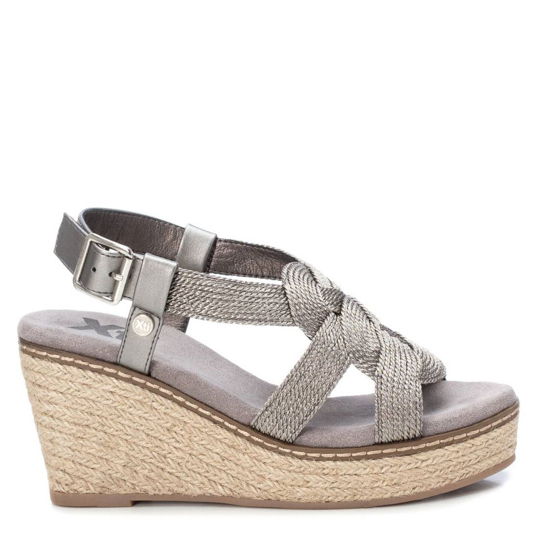 Xti Cuña Plomo 141441-PLOMO , para Mujer