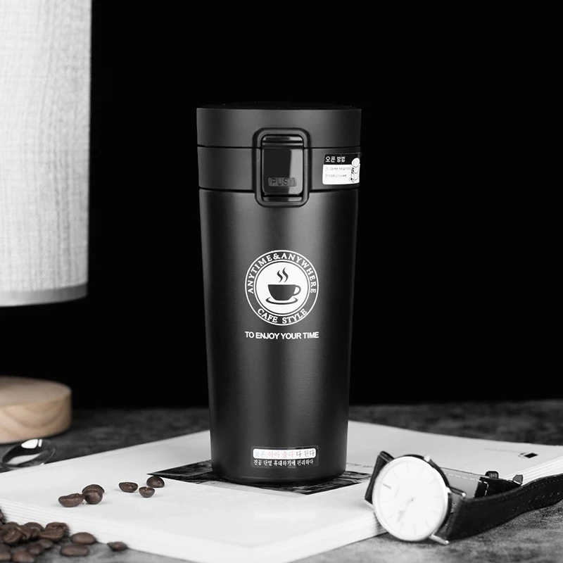 Térmica De Acero Inoxidable 500ml Con Doble Capa Jarrón De Café Aislamiento in Prueba De Fugas Botella De Agua Termo Para Amantes Del Café Y Te